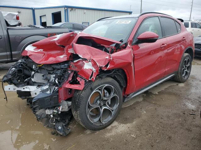 ZASPAKBN0N7D29996 - 2022 ALFA ROMEO STELVIO TI RED photo 1