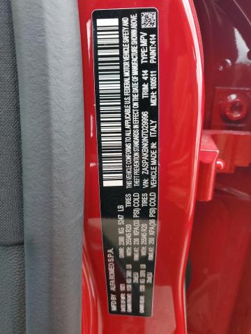ZASPAKBN0N7D29996 - 2022 ALFA ROMEO STELVIO TI RED photo 13