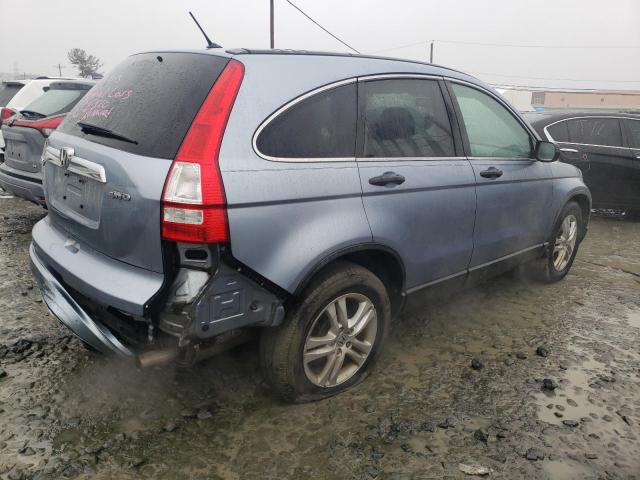 5J6RE4H51AL006223 - 2010 HONDA CR-V EX BLUE photo 3