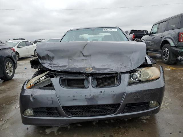 WBAVB73528KY63556 - 2008 BMW 335 I GRAY photo 5