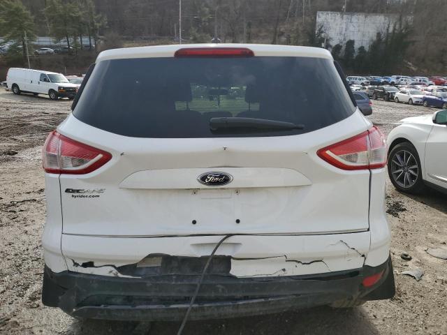 1FMCU0F74DUB10789 - 2013 FORD ESCAPE S WHITE photo 6