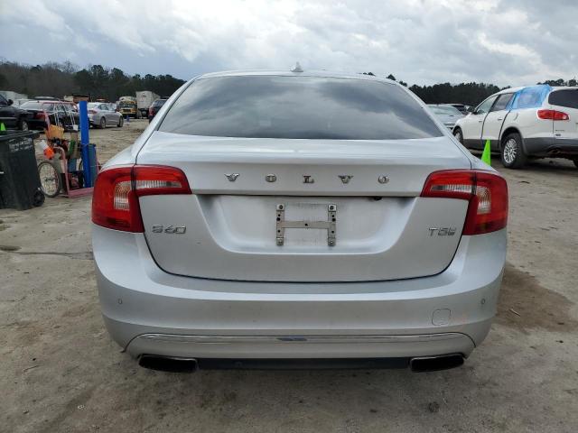 LYV402FK3GB109443 - 2016 VOLVO S60 PREMIER SILVER photo 6