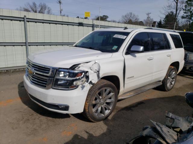 1GNSCCKC7FR182820 - 2015 CHEVROLET TAHOE C1500 LTZ WHITE photo 1