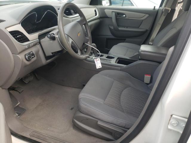 1GNKRFEDXFJ252281 - 2015 CHEVROLET TRAVERSE LS WHITE photo 7