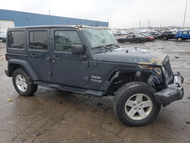 1C4BJWDG8JL875102 - 2018 JEEP WRANGLER U SPORT GRAY photo 4