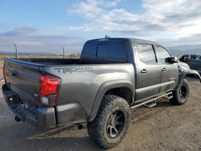 3TMCZ5AN5JM125309 - 2018 TOYOTA TACOMA DOUBLE CAB GRAY photo 3