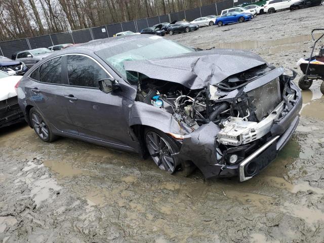 19XFC1F72ME006908 - 2021 HONDA CIVIC EXL GRAY photo 4