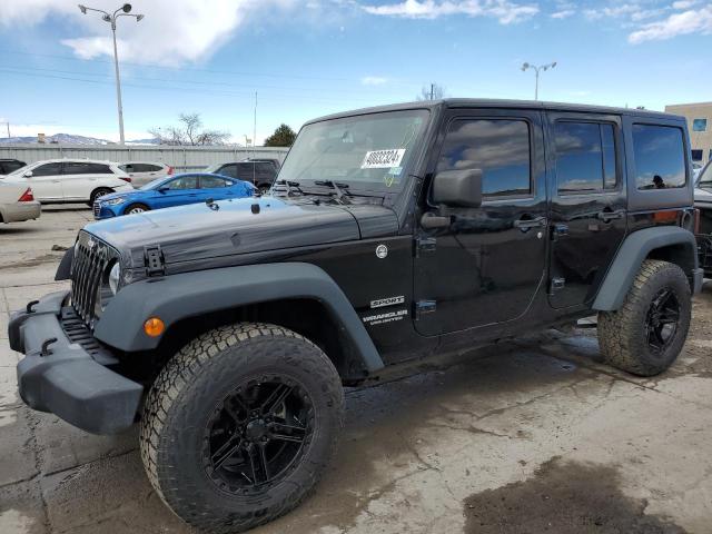 1C4BJWDG7GL116434 - 2016 JEEP WRANGLER U SPORT BLACK photo 1