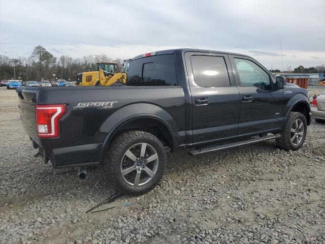 1FTEW1EG3FFC32856 - 2015 FORD F-150 SUPERCREW BLACK photo 3