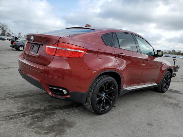 5UXFG8C58BLZ95980 - 2011 BMW X6 XDRIVE50I RED photo 3