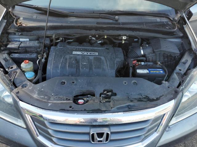 5FNRL3H40AB077946 - 2010 HONDA ODYSSEY EX GRAY photo 12