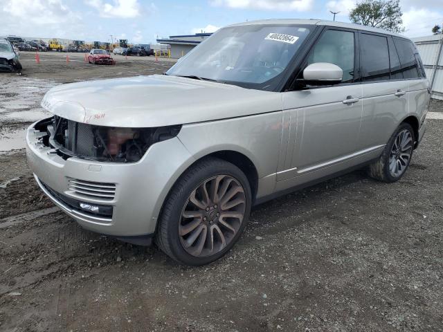 SALGS2EF3GA258138 - 2016 LAND ROVER RANGE ROVE SUPERCHARGED SILVER photo 1