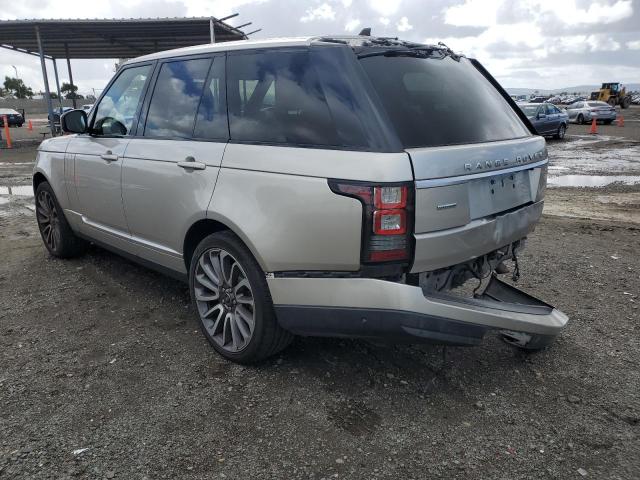 SALGS2EF3GA258138 - 2016 LAND ROVER RANGE ROVE SUPERCHARGED SILVER photo 2