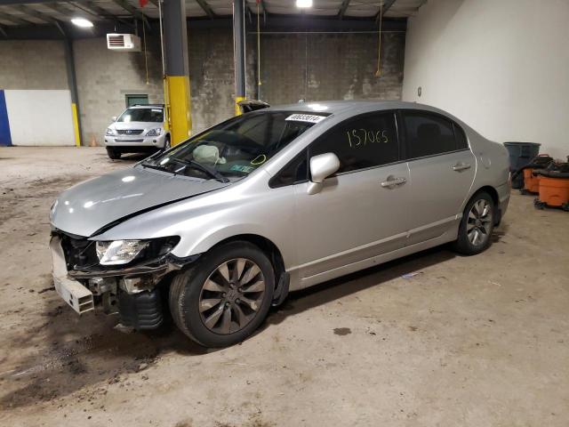 1HGFA16536L068687 - 2006 HONDA CIVIC LX SILVER photo 1