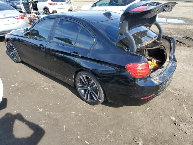 WBA3C1C54FK122582 - 2015 BMW 328 I SULEV BLACK photo 2