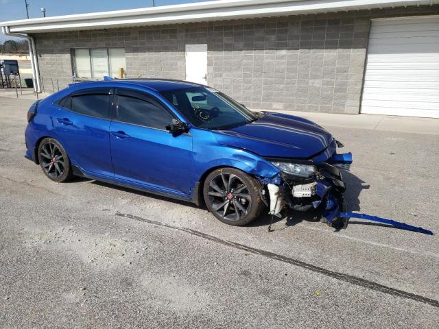 SHHFK7G46JU233386 - 2018 HONDA CIVIC SPORT 蓝色 照片 4