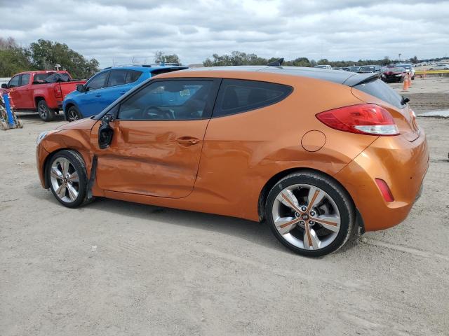 KMHTC6AD4GU279654 - 2016 HYUNDAI VELOSTER ORANGE photo 2