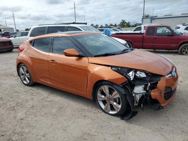 KMHTC6AD4GU279654 - 2016 HYUNDAI VELOSTER ORANGE photo 4