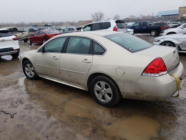 2G1WB5EK7A1191247 - 2010 CHEVROLET IMPALA LT TAN photo 2