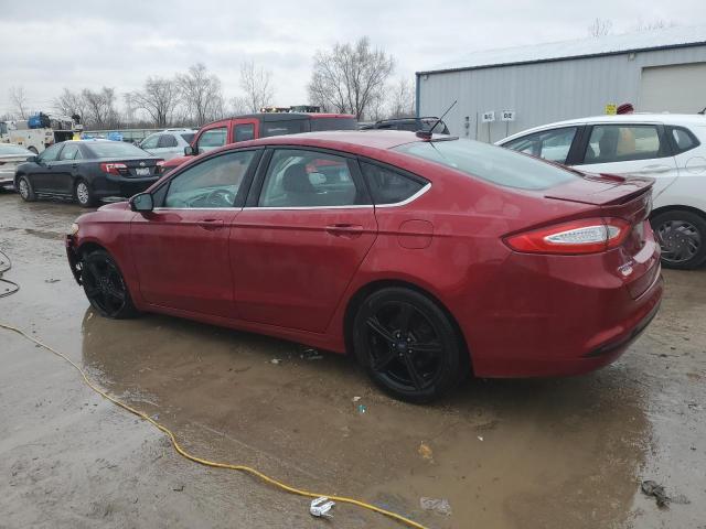 3FA6P0H72GR252565 - 2016 FORD FUSION SE BURGUNDY photo 2