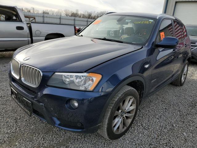 5UXWX9C55D0A16820 - 2013 BMW X3 XDRIVE28I BLUE photo 1