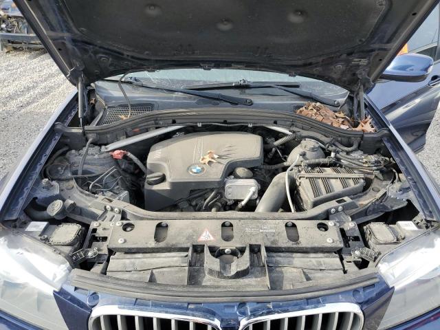 5UXWX9C55D0A16820 - 2013 BMW X3 XDRIVE28I BLUE photo 11