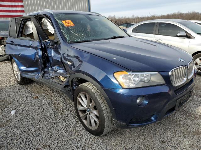 5UXWX9C55D0A16820 - 2013 BMW X3 XDRIVE28I BLUE photo 4