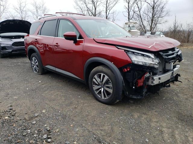 5N1DR3CC8PC228167 - 2023 NISSAN PATHFINDER SL RED photo 4