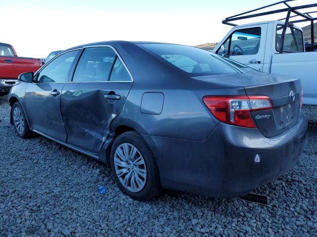 4T4BF1FK0CR242386 - 2012 TOYOTA CAMRY BASE GRAY photo 2