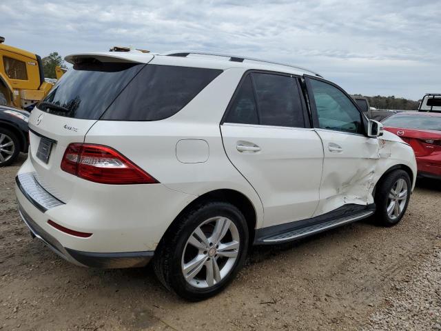 4JGDA5HB5EA323880 - 2014 MERCEDES-BENZ ML 350 4MATIC WHITE photo 3