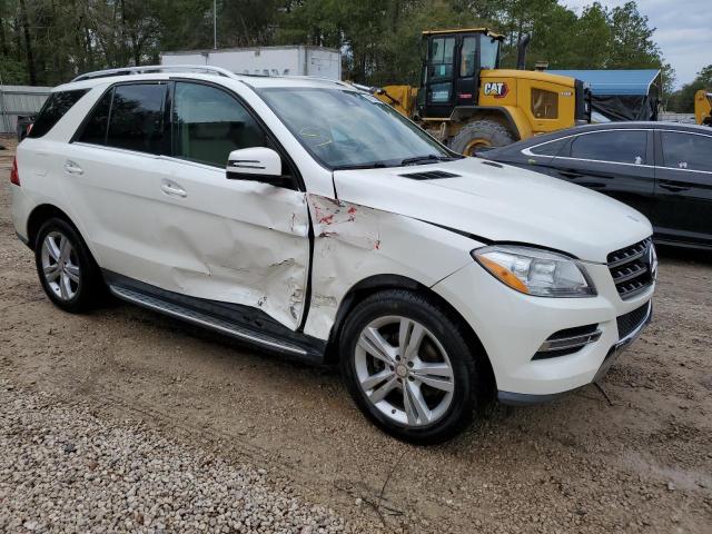 4JGDA5HB5EA323880 - 2014 MERCEDES-BENZ ML 350 4MATIC WHITE photo 4