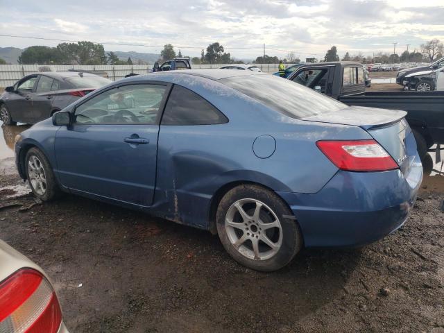 2HGFG12697H573032 - 2007 HONDA CIVIC LX BLUE photo 2