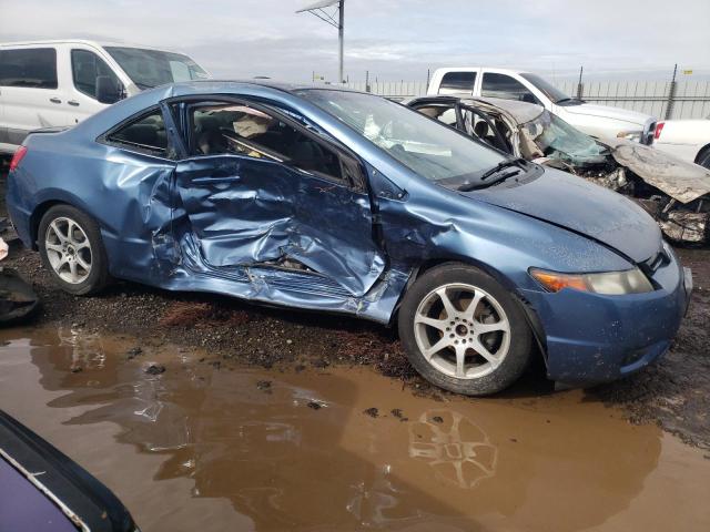 2HGFG12697H573032 - 2007 HONDA CIVIC LX BLUE photo 4