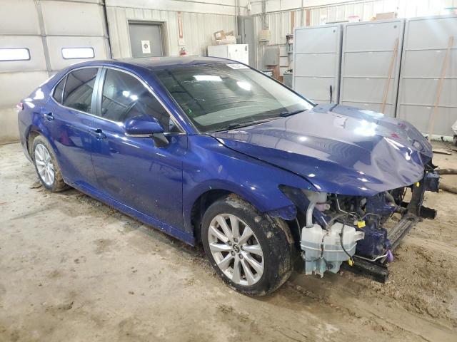 JTNB11HK0J3006216 - 2018 TOYOTA CAMRY L BLUE photo 4