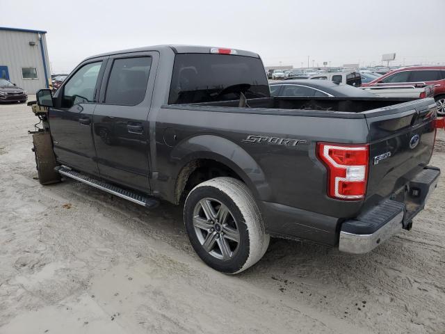 1FTEW1CG6GKD01275 - 2016 FORD F150 SUPERCREW GRAY photo 2