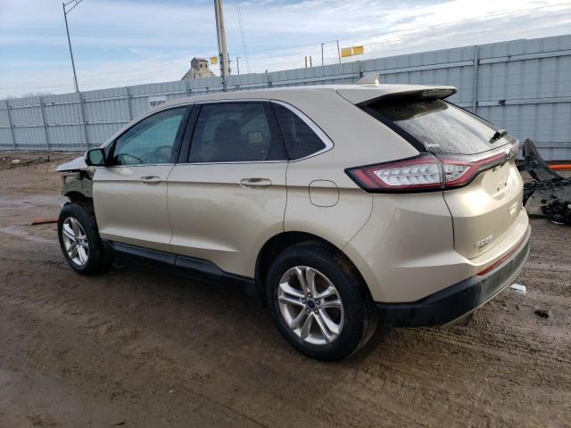 2FMPK4J91HBB04676 - 2017 FORD EDGE SEL TAN photo 2