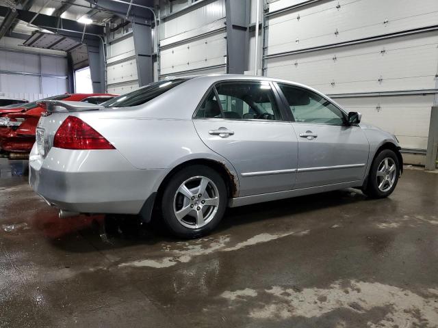 1HGCM56897A200909 - 2007 HONDA ACCORD EX SILVER photo 3