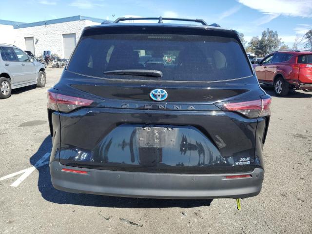 5TDYRKEC6MS056518 - 2021 TOYOTA SIENNA XLE BLACK photo 6