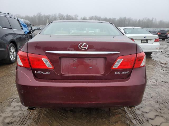 JTHBJ46G672097803 - 2007 LEXUS ES 350 BURGUNDY photo 6