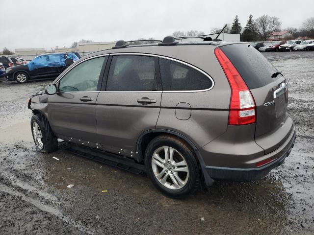 5J6RE4H70BL011187 - 2011 HONDA CR-V EXL BROWN photo 2