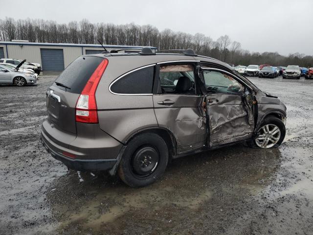 5J6RE4H70BL011187 - 2011 HONDA CR-V EXL BROWN photo 3