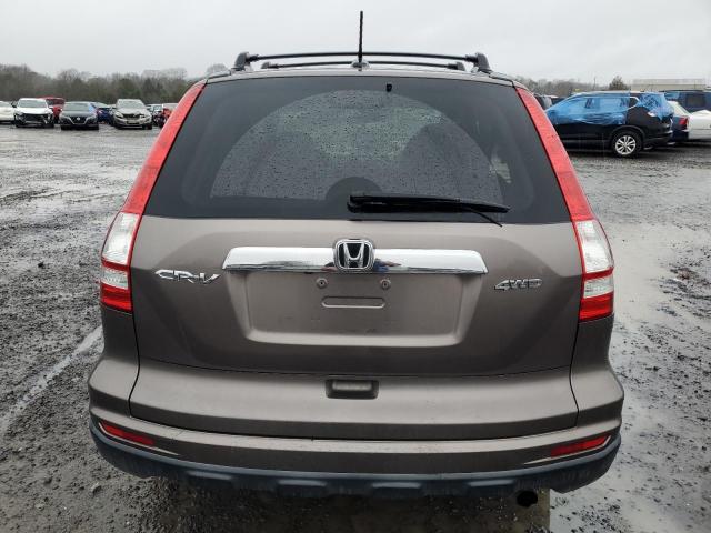 5J6RE4H70BL011187 - 2011 HONDA CR-V EXL BROWN photo 6