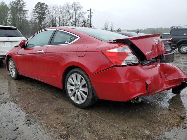 1HGCS2B8XAA008173 - 2010 HONDA ACCORD EXL RED photo 2