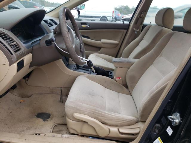 1HGCM56475A147573 - 2005 HONDA ACCORD LX BLACK photo 7