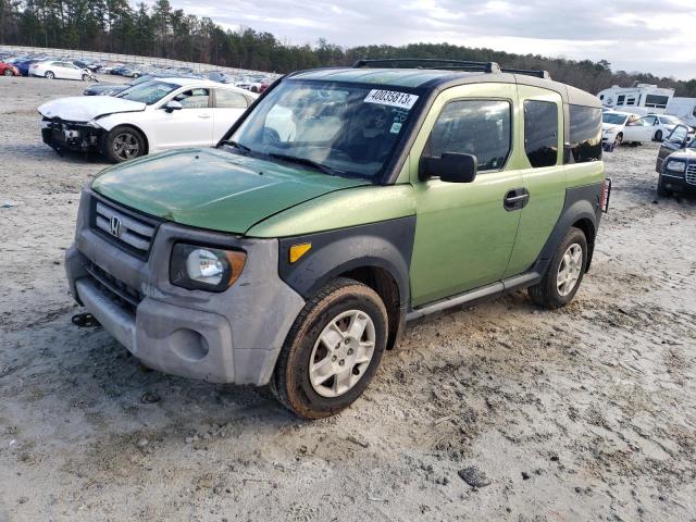 5J6YH183X8L002035 - 2008 HONDA ELEMENT LX GREEN photo 1