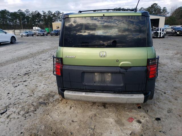 5J6YH183X8L002035 - 2008 HONDA ELEMENT LX GREEN photo 6