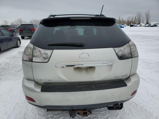 2T2HK31UX7C026312 - 2007 LEXUS RX 350 SILVER photo 6