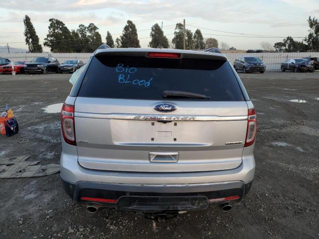 1FM5K7D86EGB89515 - 2014 FORD EXPLORER XLT SILVER photo 6