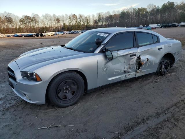 2C3CDXAT4EH366909 - 2014 DODGE CHARGER POLICE SILVER photo 1