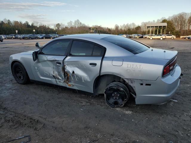 2C3CDXAT4EH366909 - 2014 DODGE CHARGER POLICE SILVER photo 2